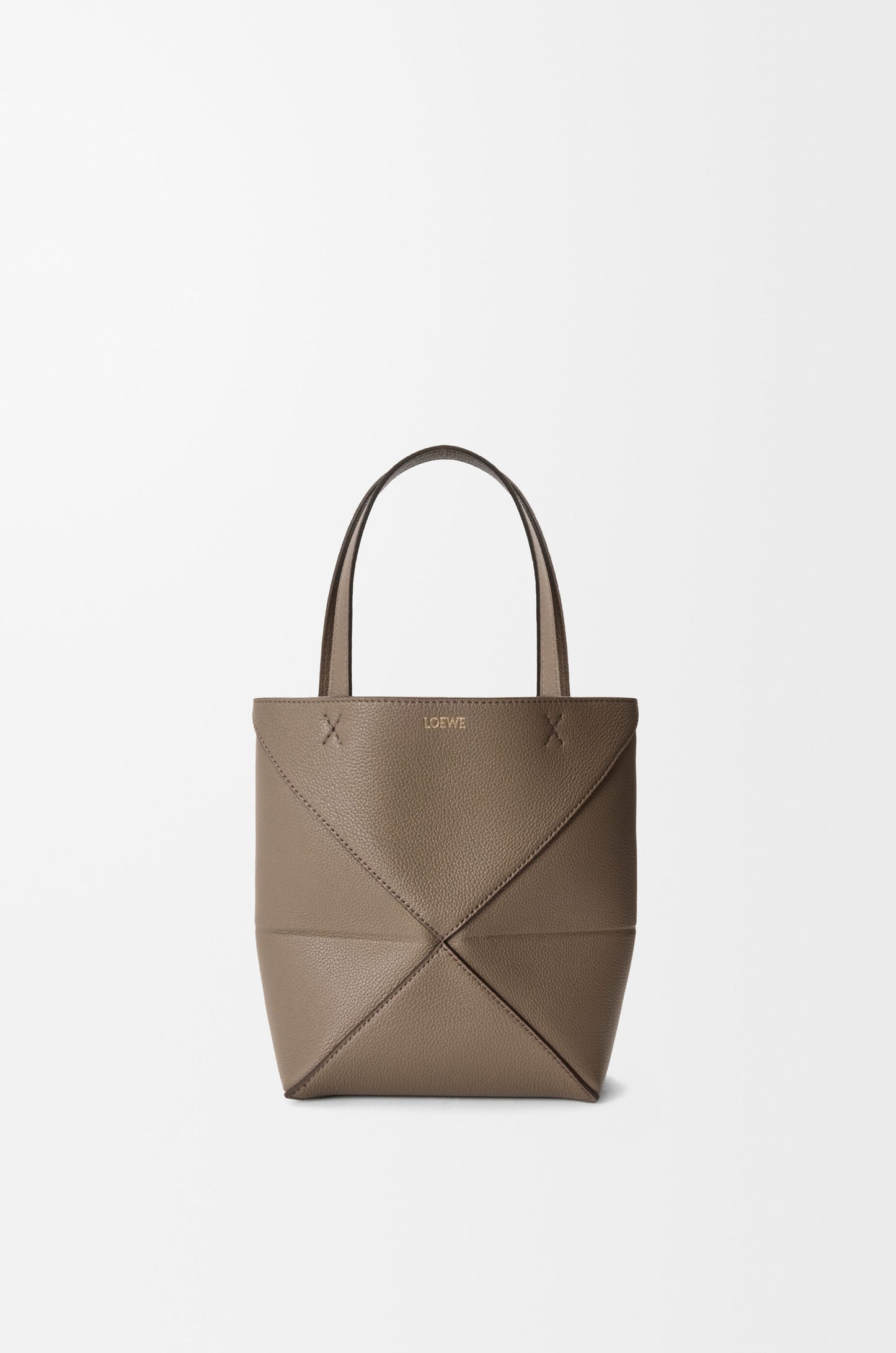 Medium Puzzle Fold totein soft grained calfskin