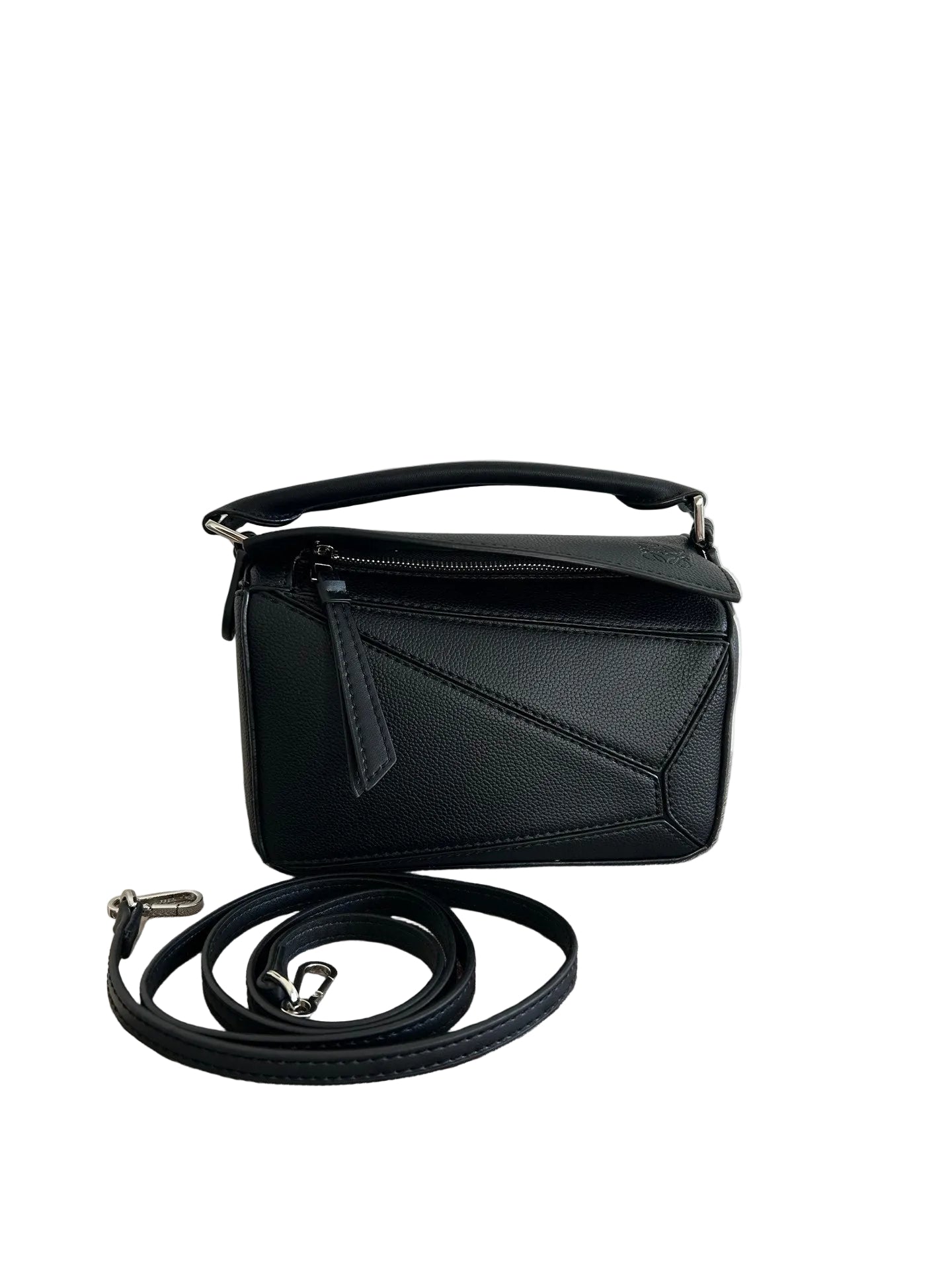 Loewe Puzzle Mini Shoulder Bag (Black)