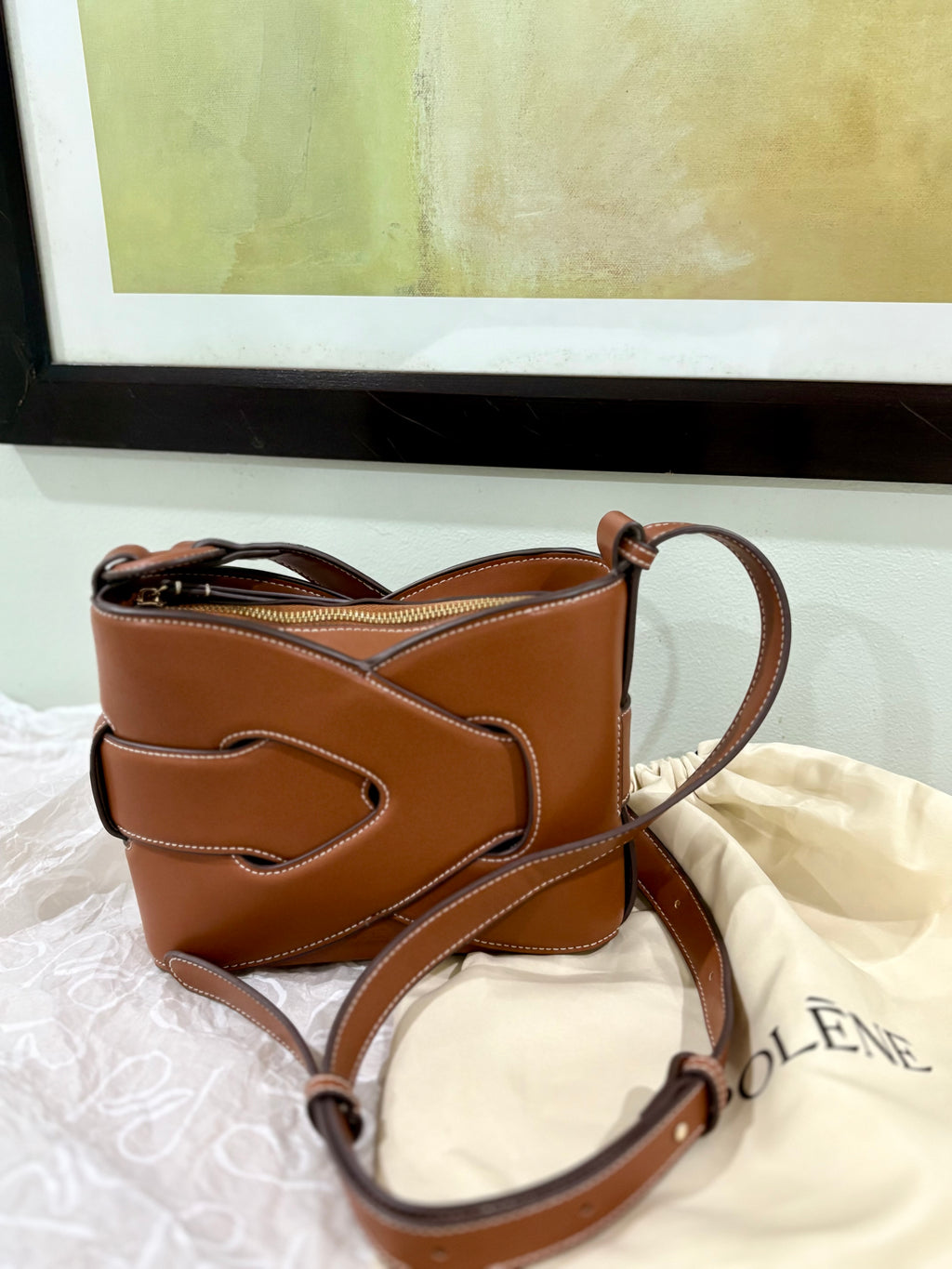 Poléne Nodde in smooth camel