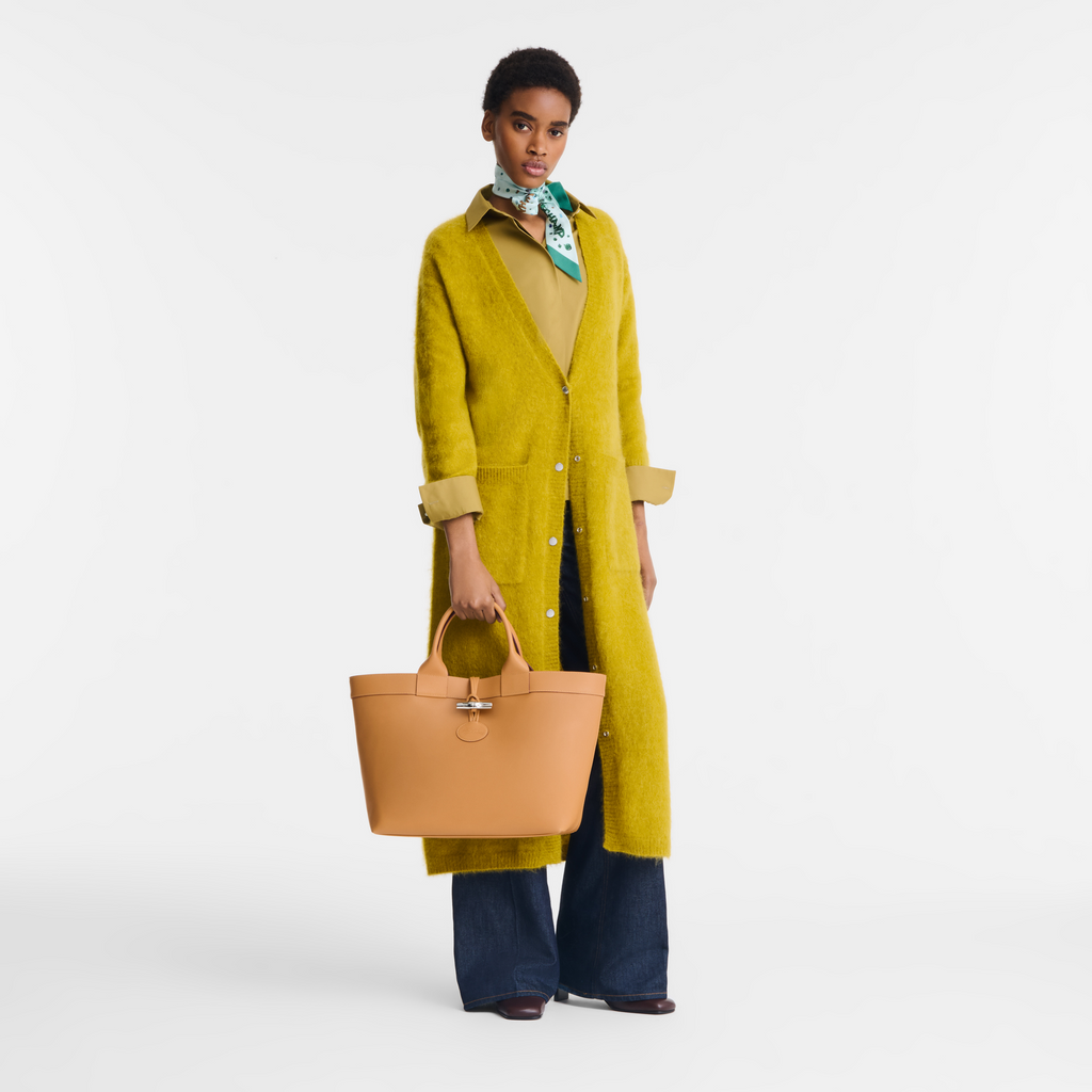 Le Roseau L Tote bagVegetal - Leather