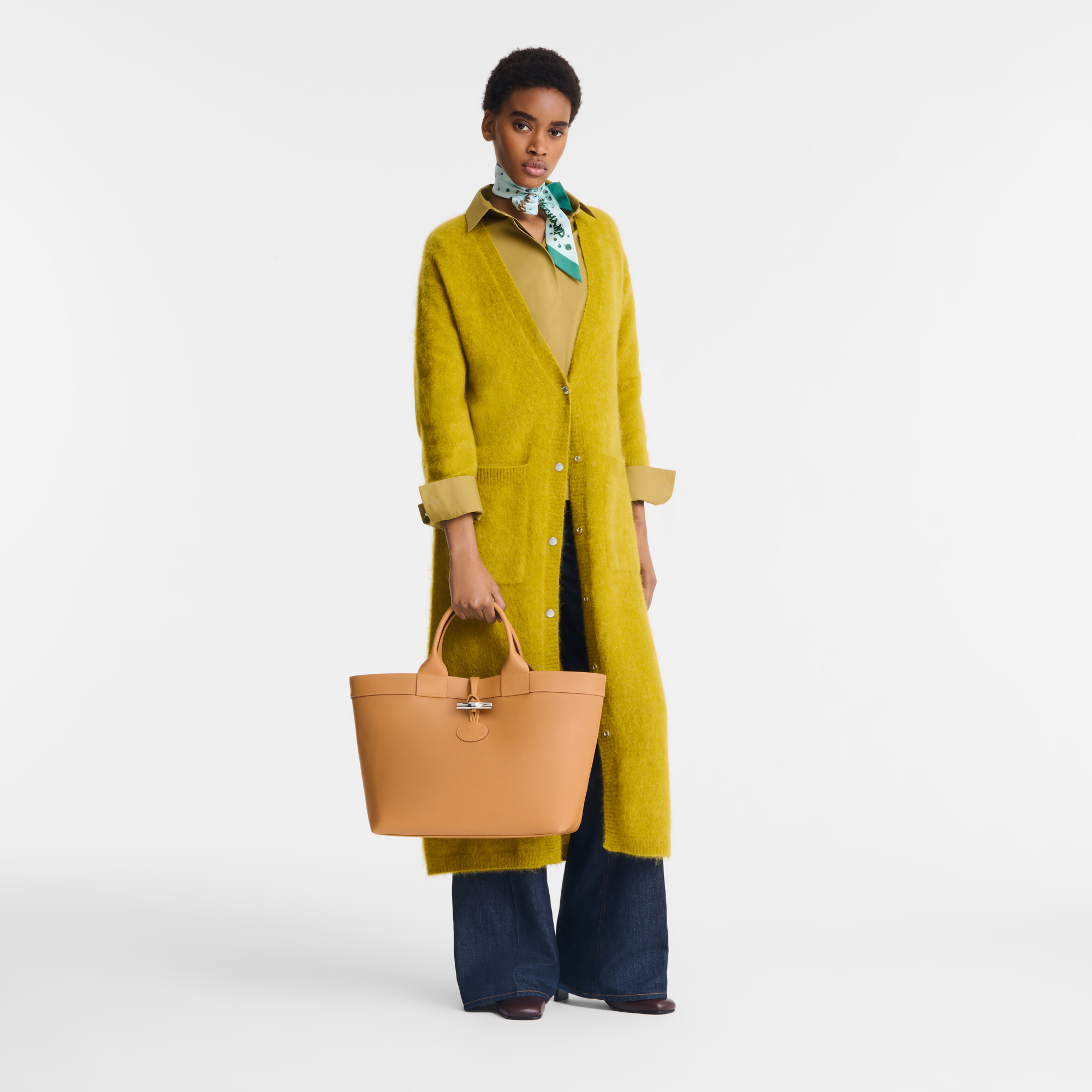 Le Roseau L Tote bagVegetal - Leather