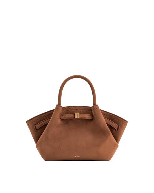 Hana medium faux suede tote