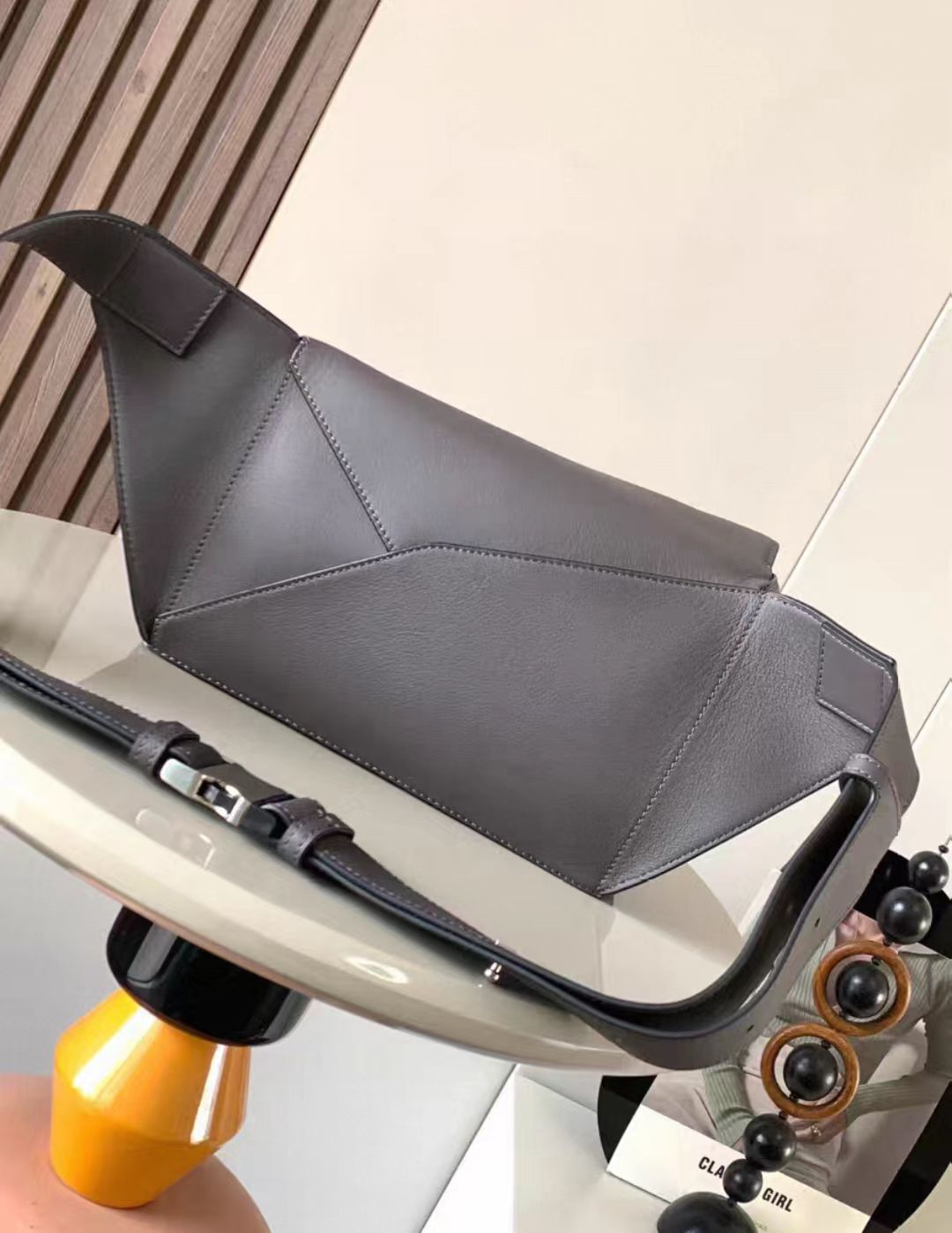 LOEWE
Puzzle leather belt bag