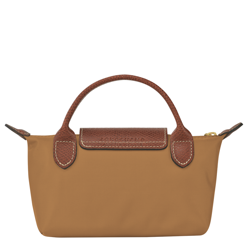 Le Pliage Original Pouch with handleFawn - Recycled canvas