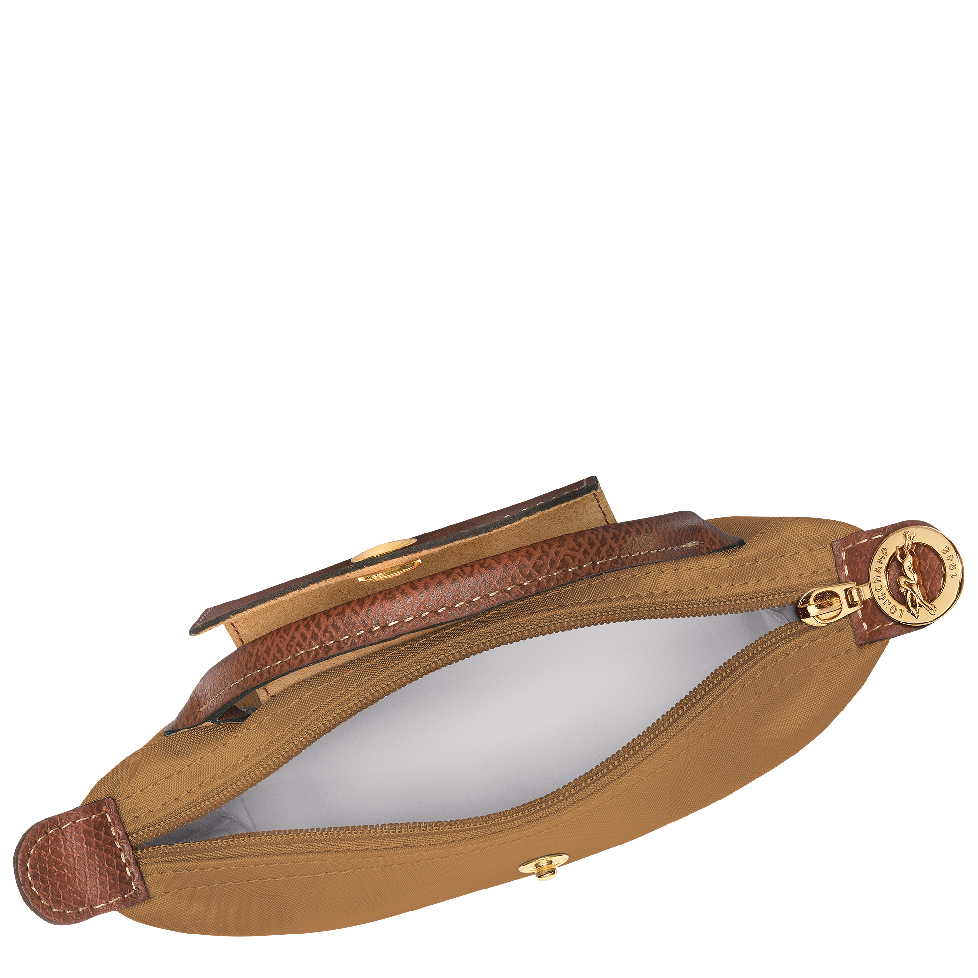 Le Pliage Original Pouch with handleFawn - Recycled canvas