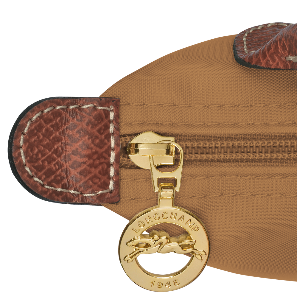 Le Pliage Original Pouch with handleFawn - Recycled canvas