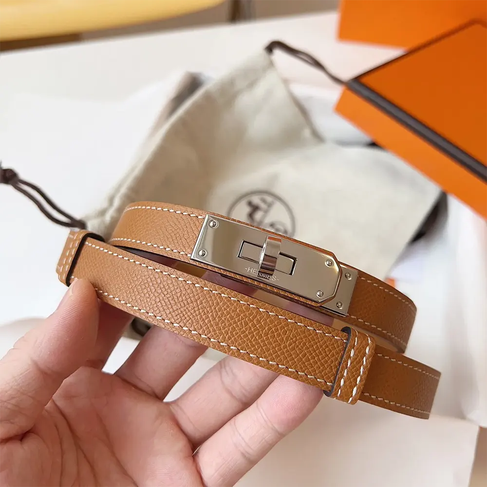 Hermes Epsom Kelly Belt Gold