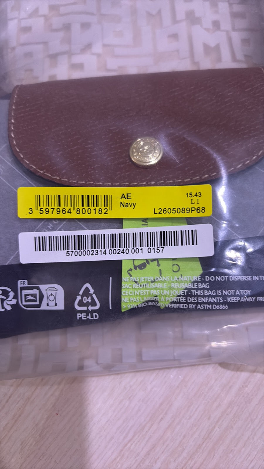 Longchamp Le Pliage tote in medium