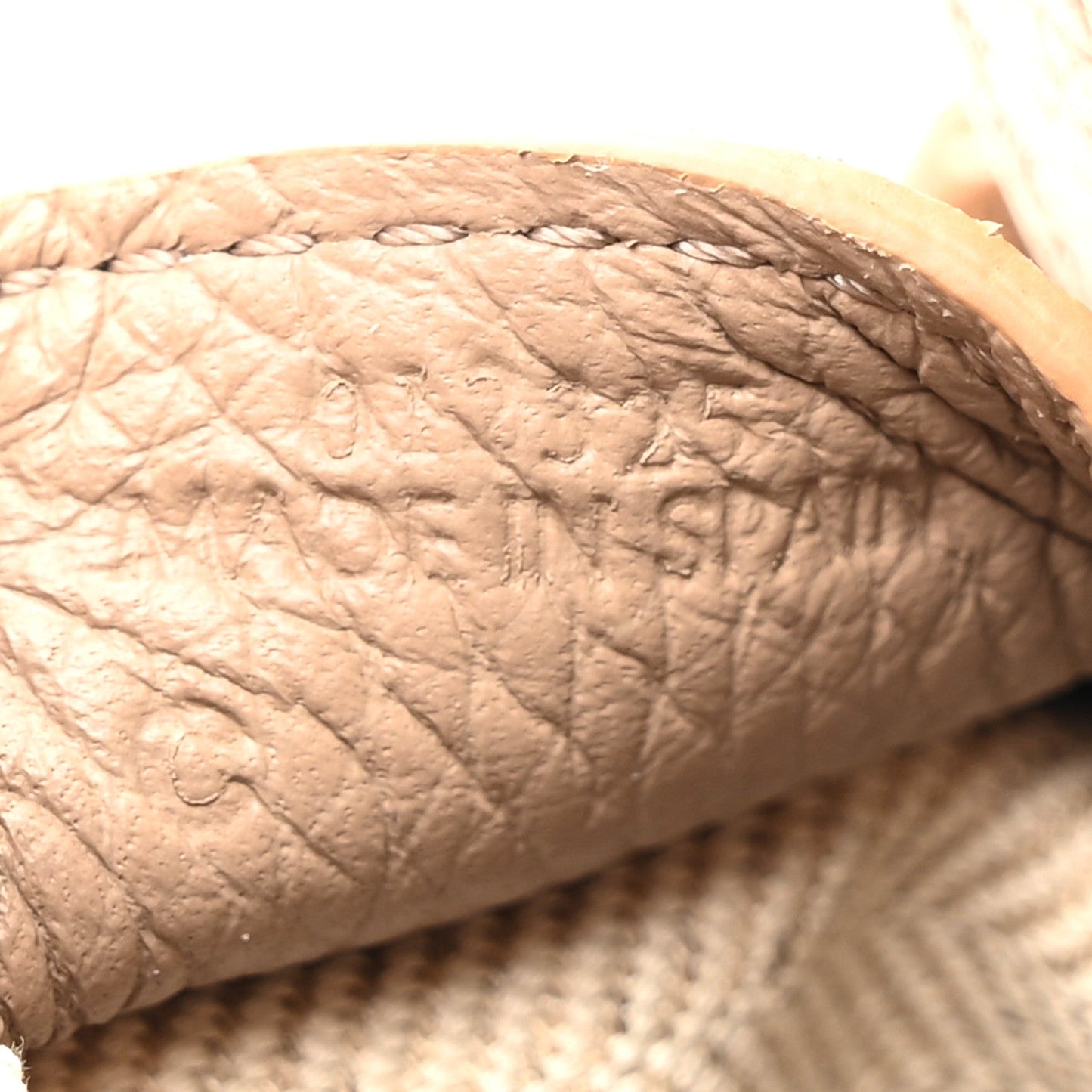 Loewe Satin calfskin small puzzle bag in sand