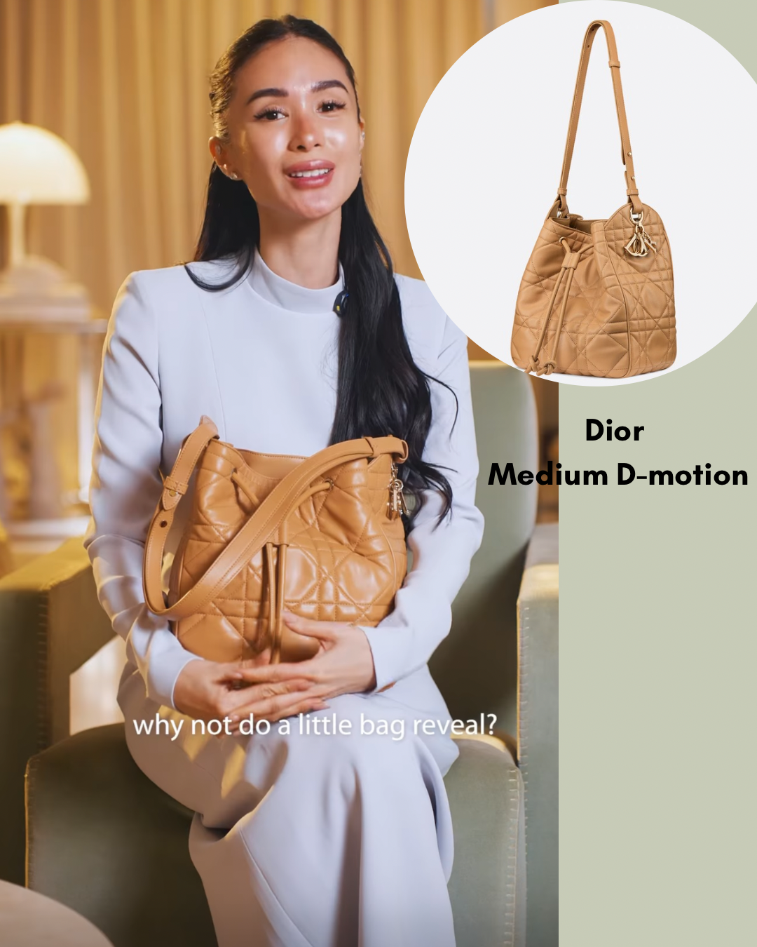 Christian Dior Medium D-Motion Bag