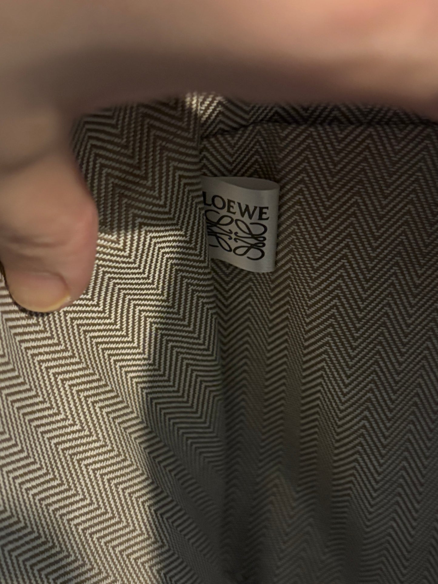 LOEWE Compact Hammock leather tote bag