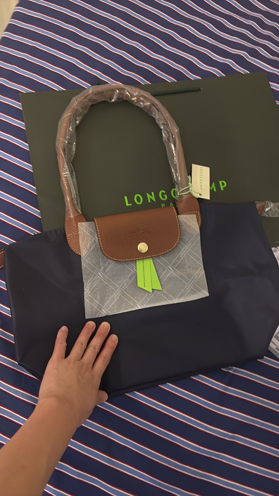 Longchamp Le Pliage tote in medium