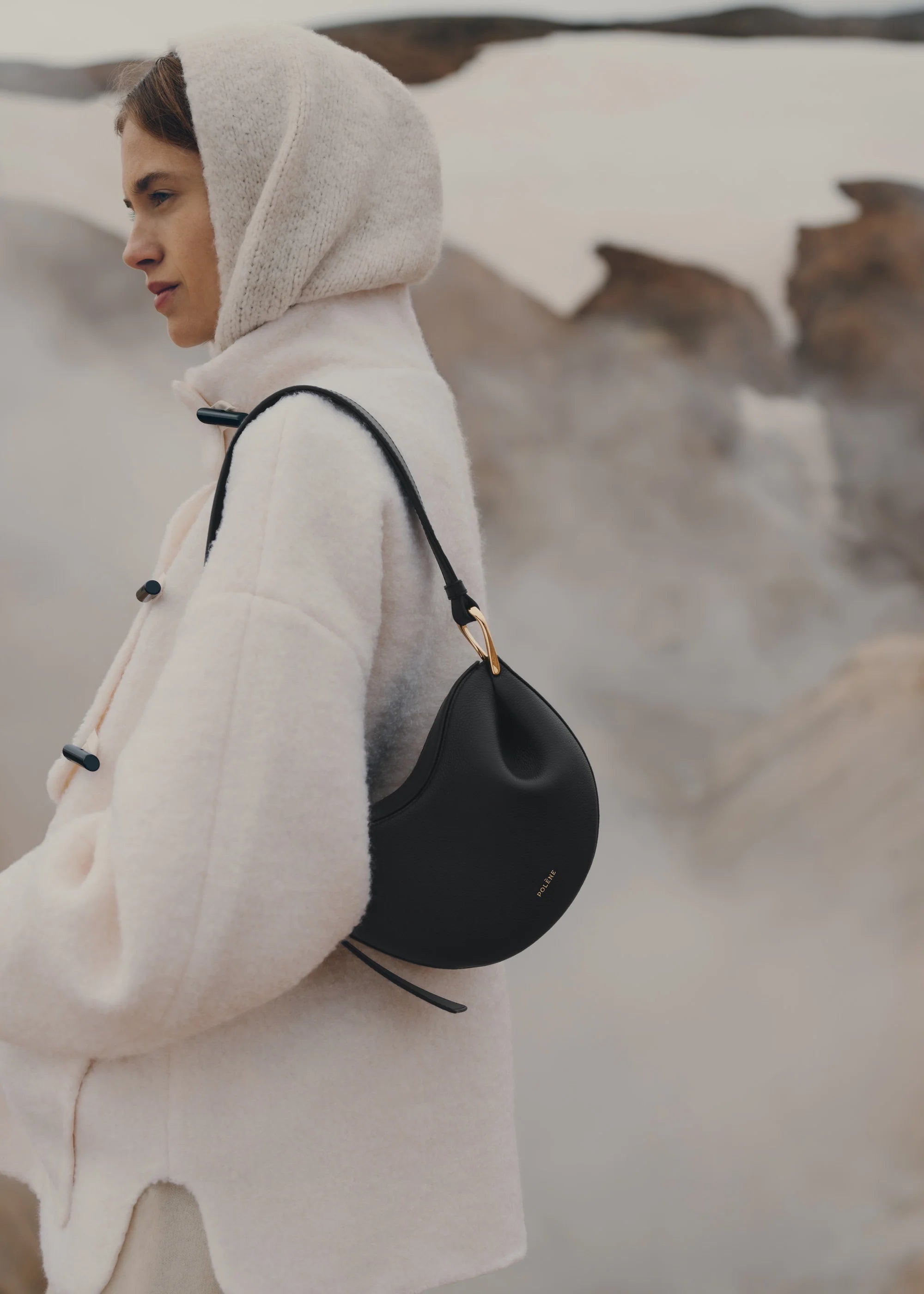 Polène Tonca textured black