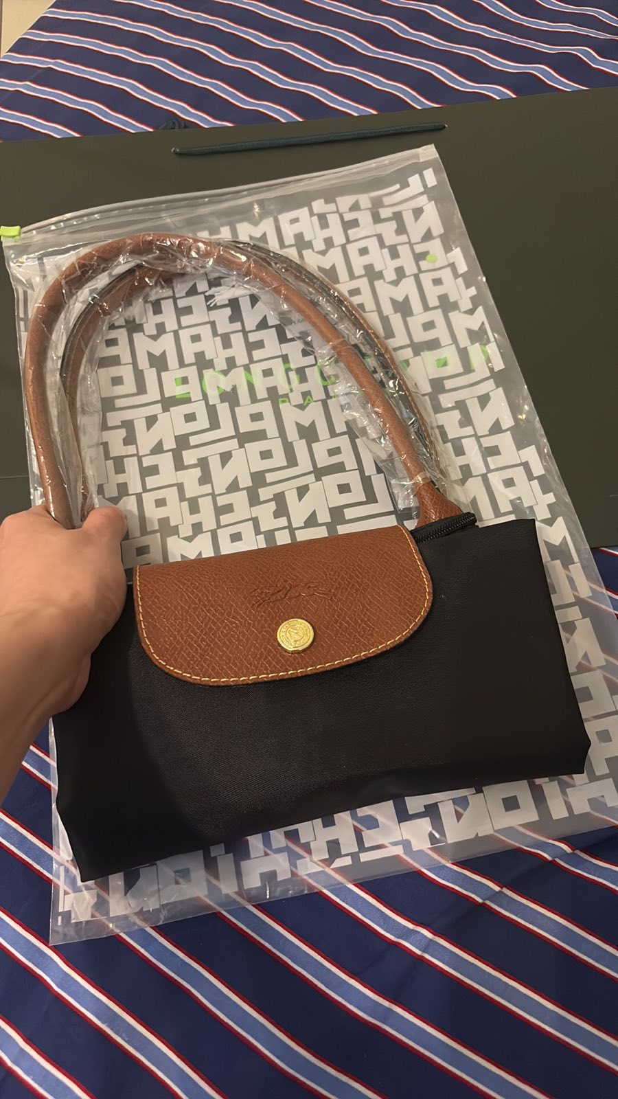 Longchamp Le Pliage tote in medium