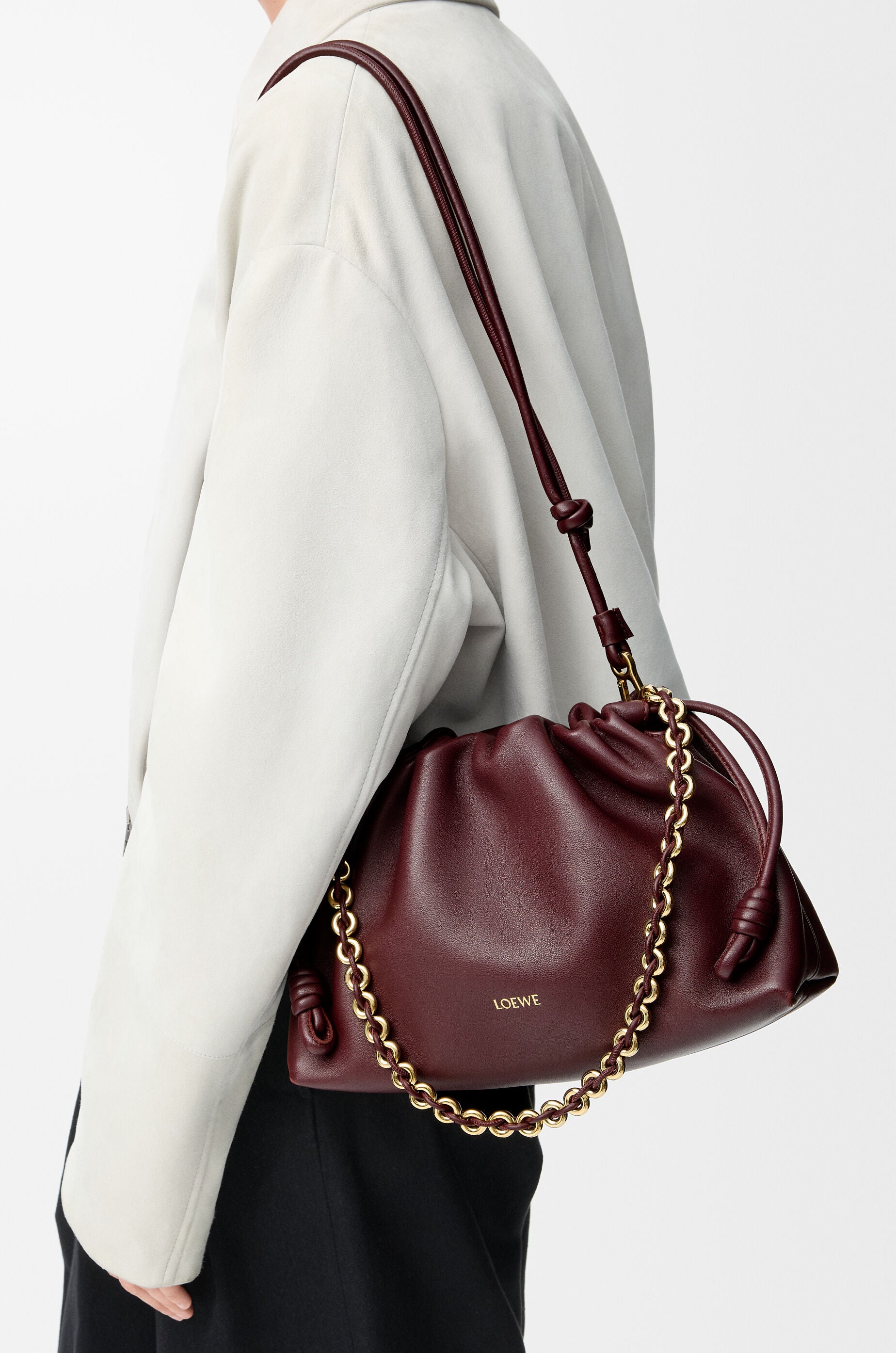 Medium Flamenco pursein mellow nappa lambskin