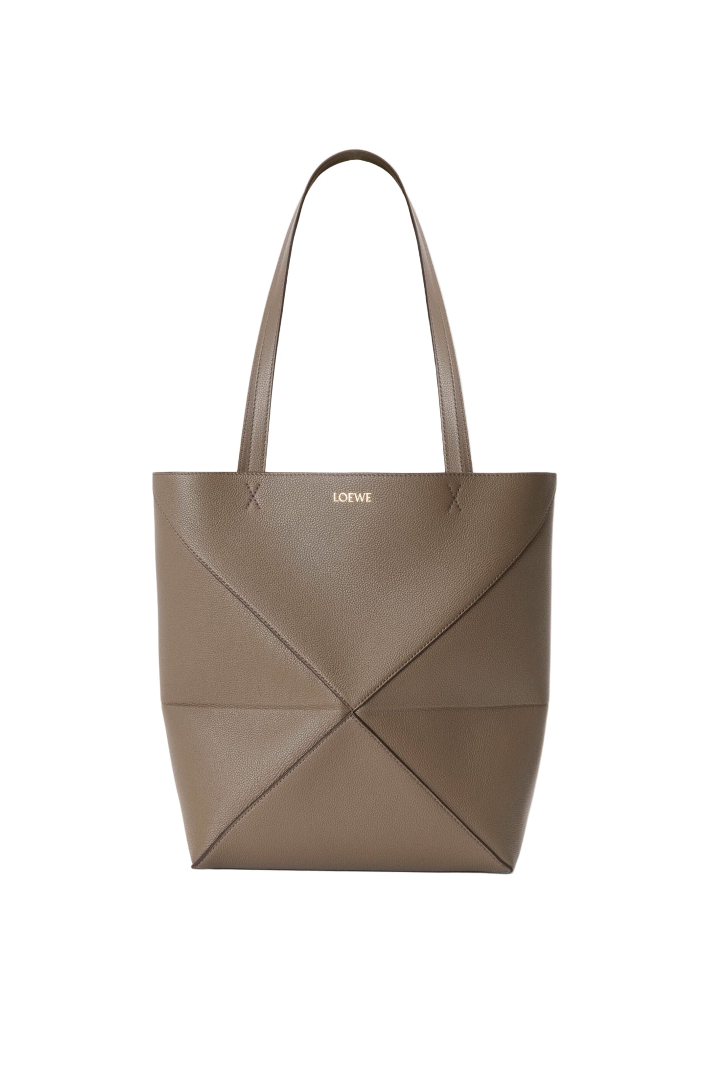 Medium Puzzle Fold totein soft grained calfskin