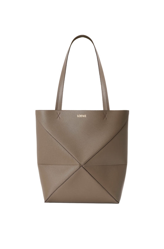 Medium Puzzle Fold totein soft grained calfskin