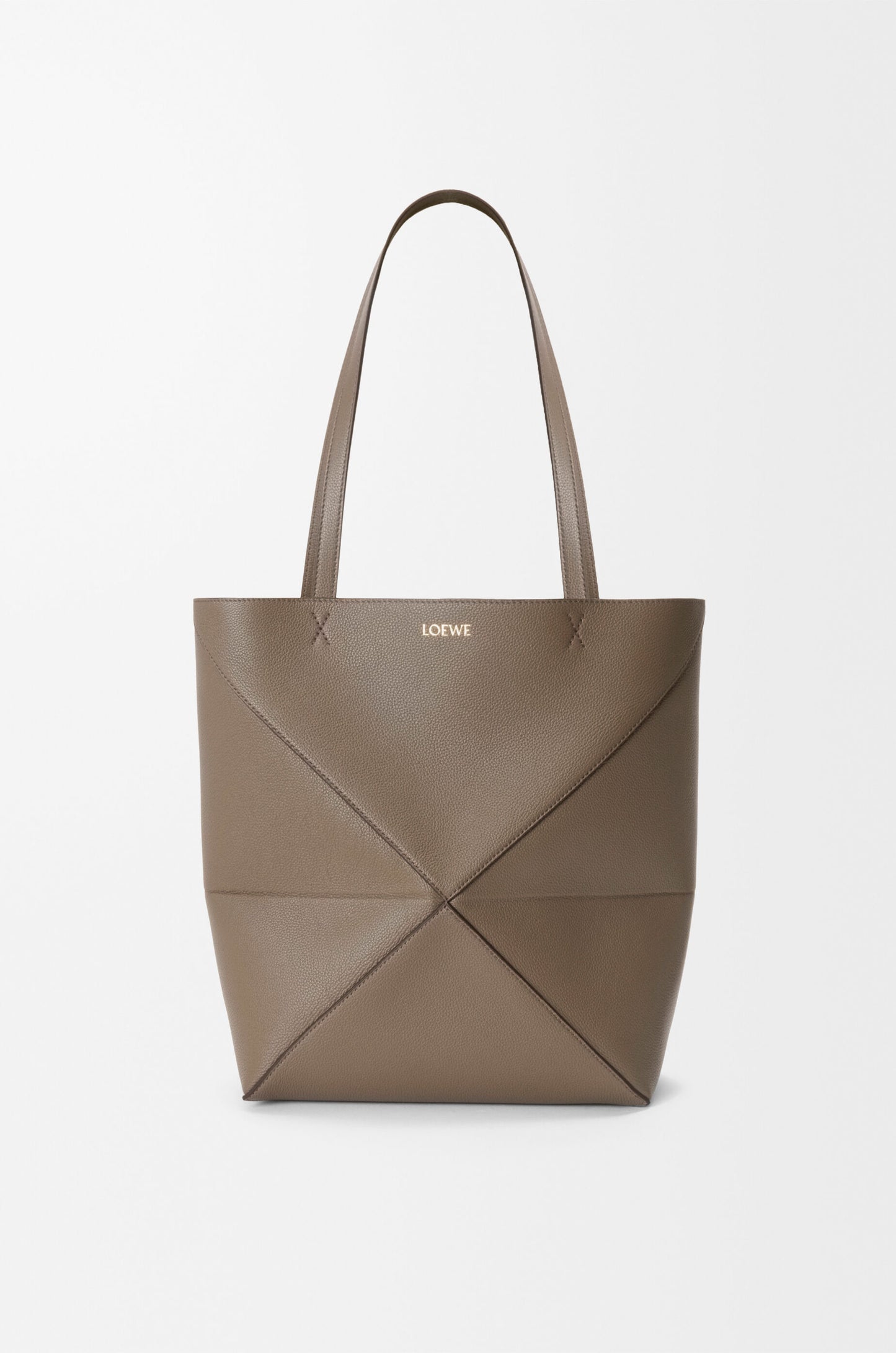 Medium Puzzle Fold totein soft grained calfskin