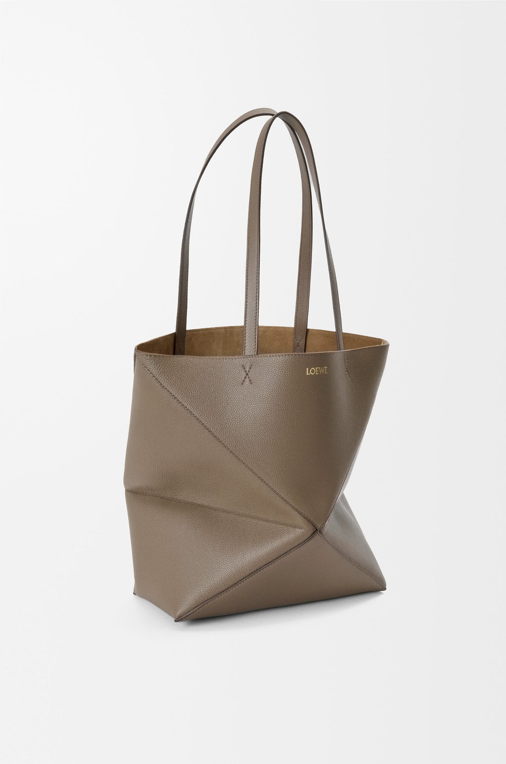 Medium Puzzle Fold totein soft grained calfskin