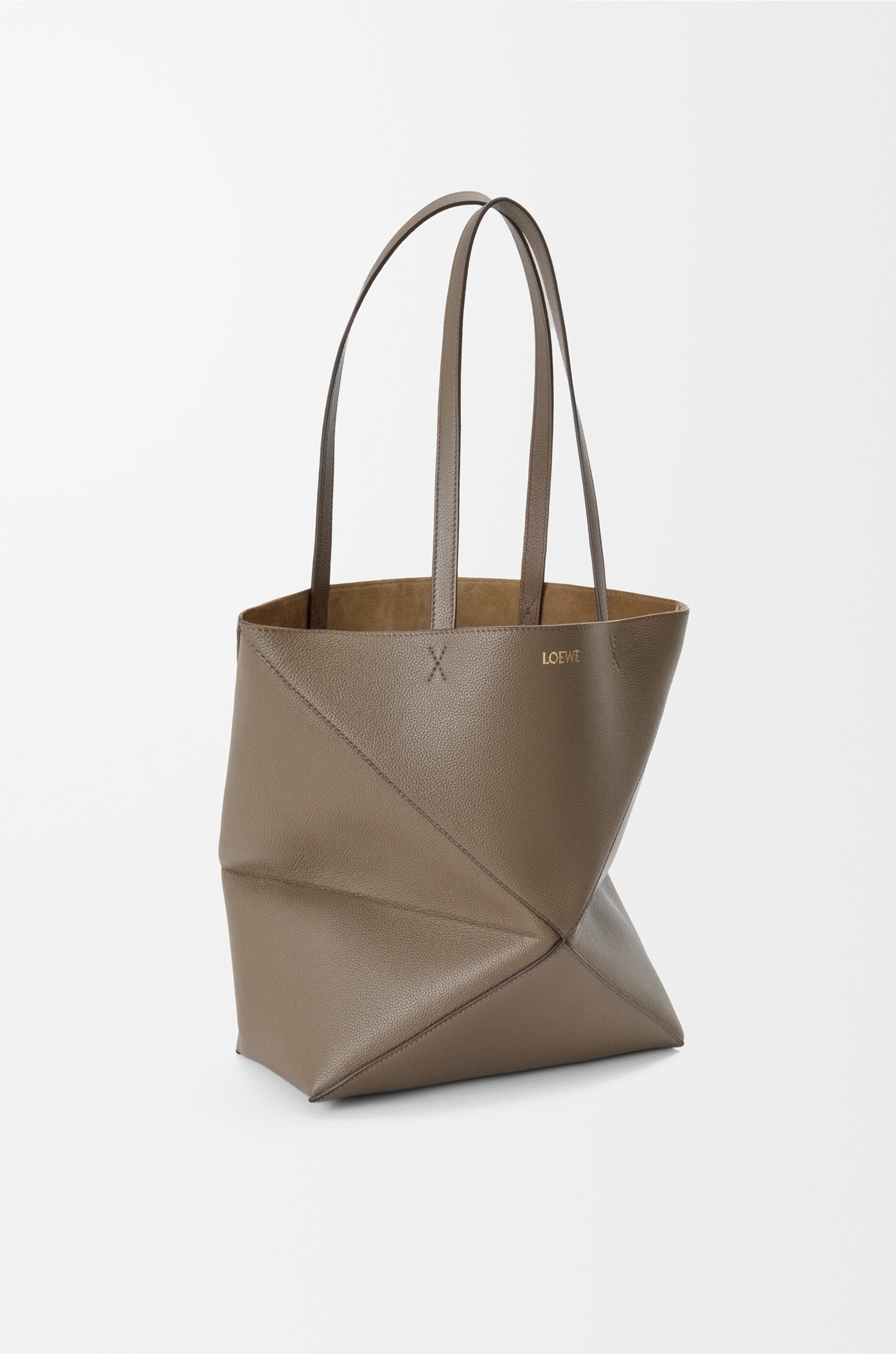 Medium Puzzle Fold totein soft grained calfskin