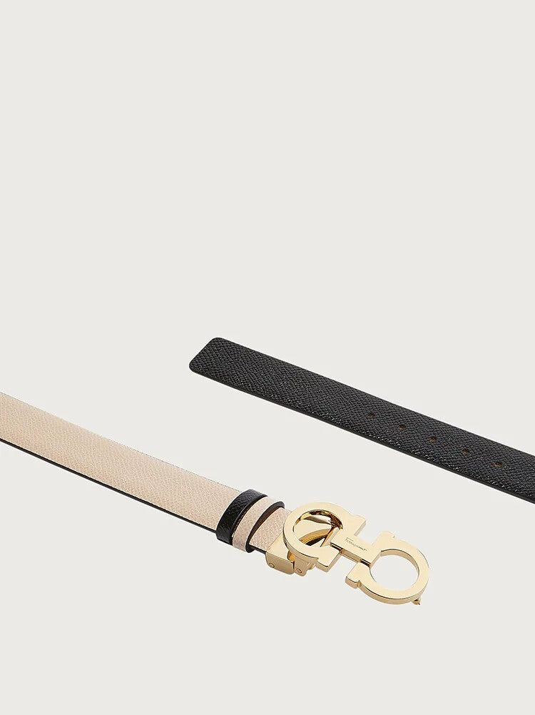 Ladies Gancini Reversible Ferragamo belt