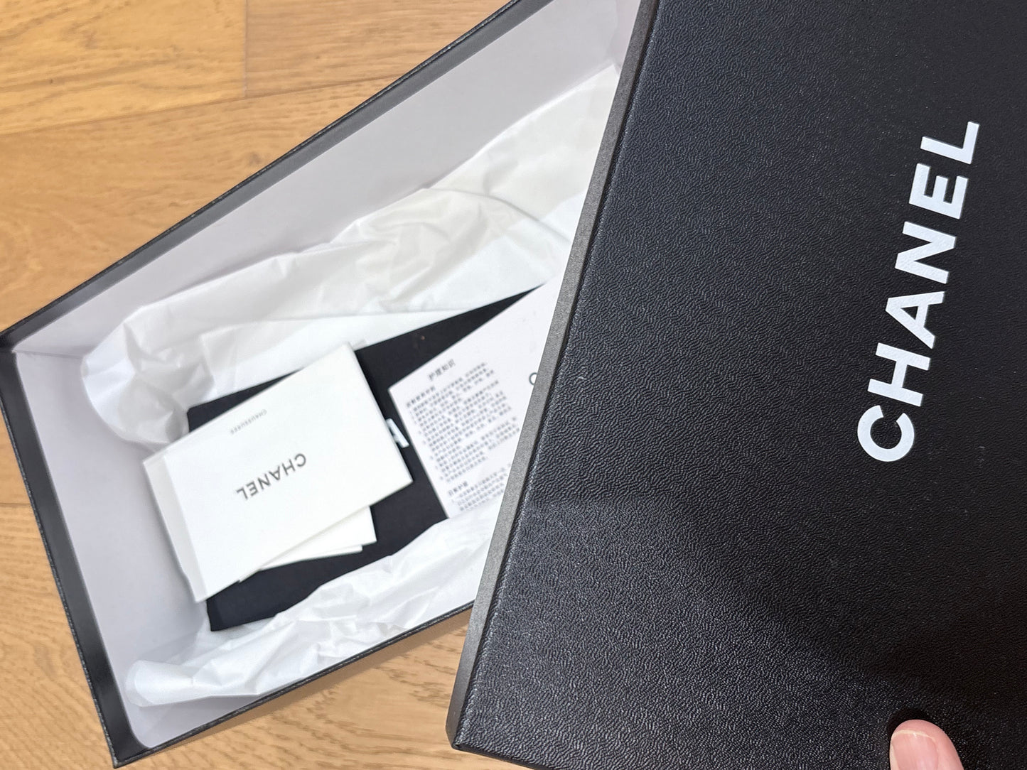 Chanel cap-toe ballet flats