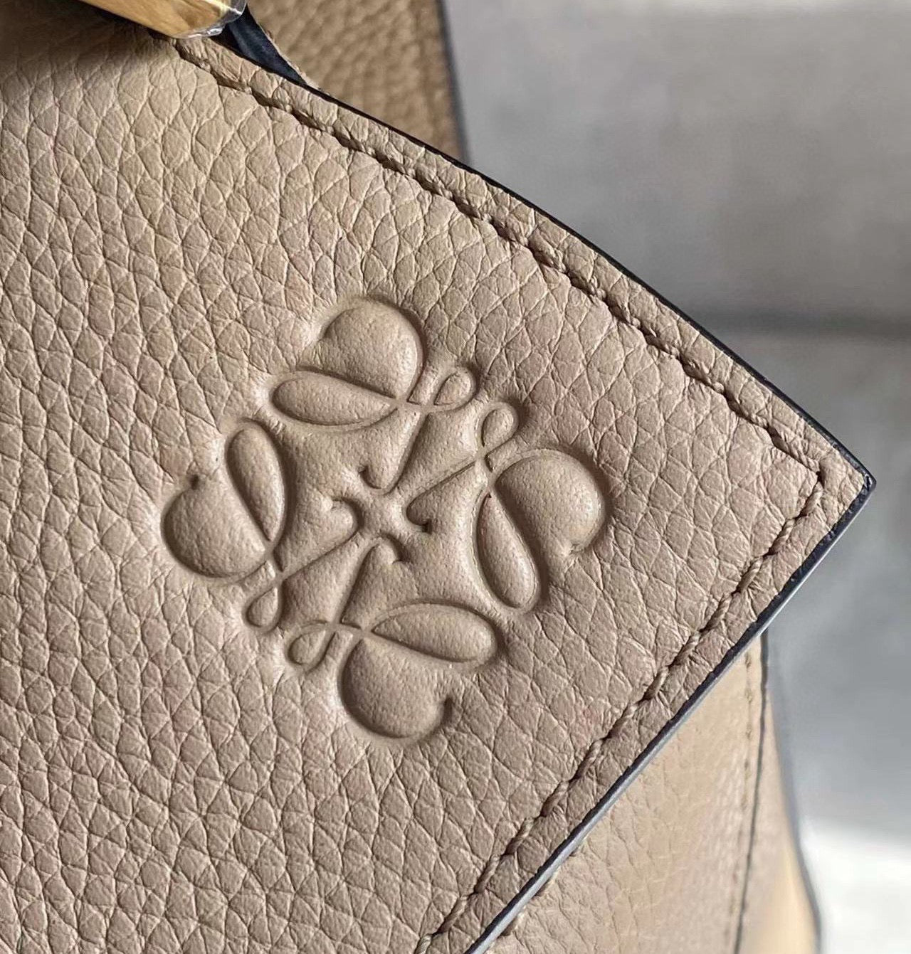 Loewe Small Calfskin Puzzle bag in sand