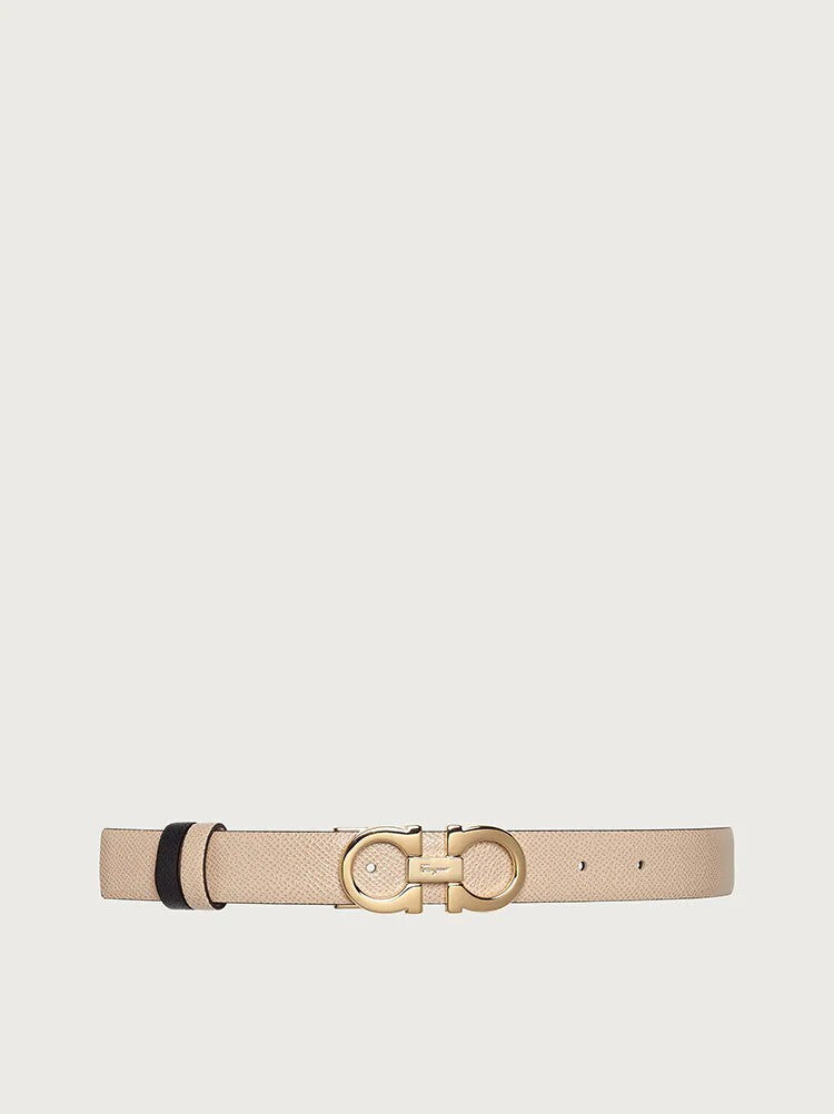 Ladies Gancini Reversible Ferragamo belt