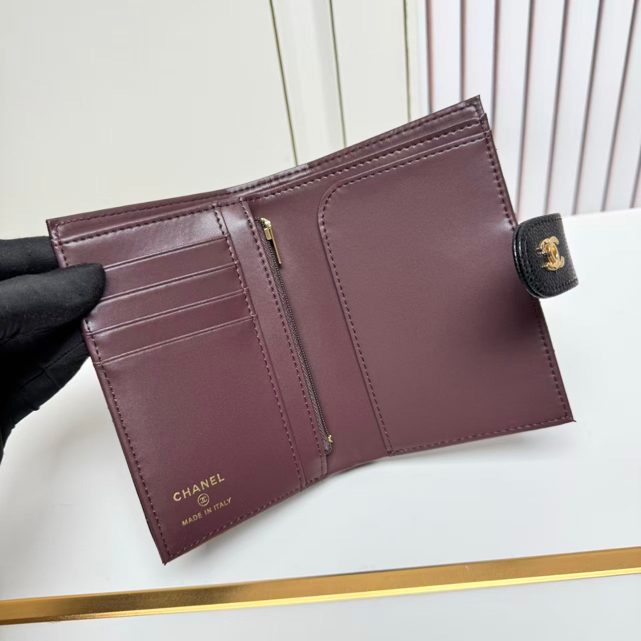 Chanel bifold wallet