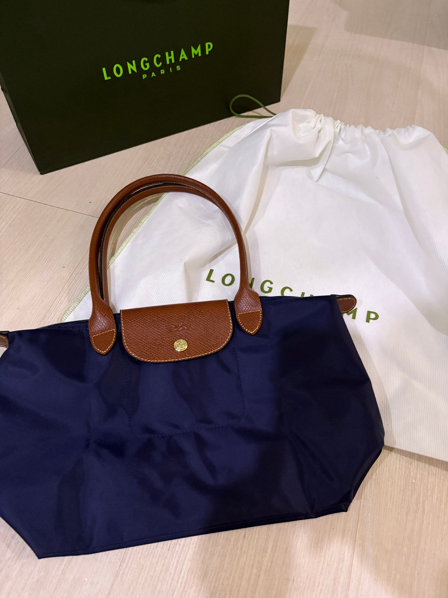 Longchamp Le Pliage tote in large