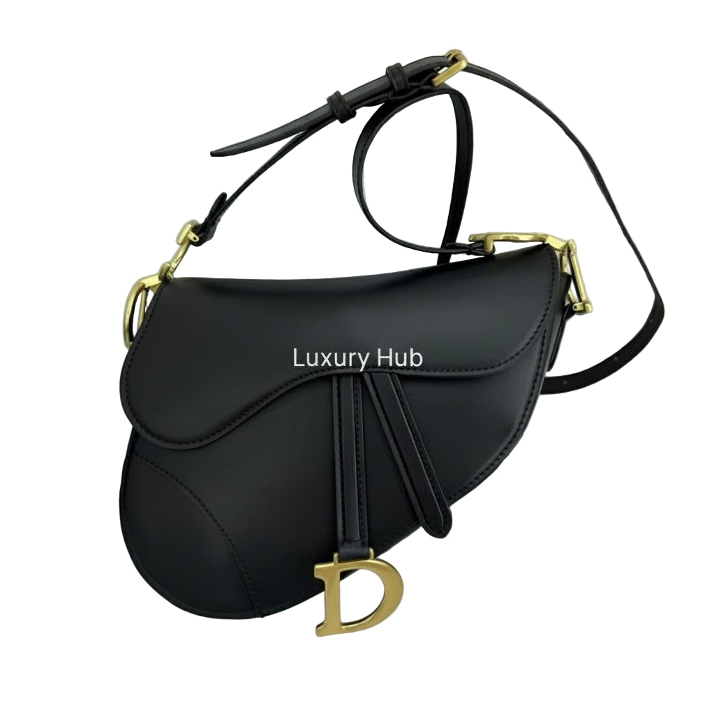 Dior Saddle bag in black leather