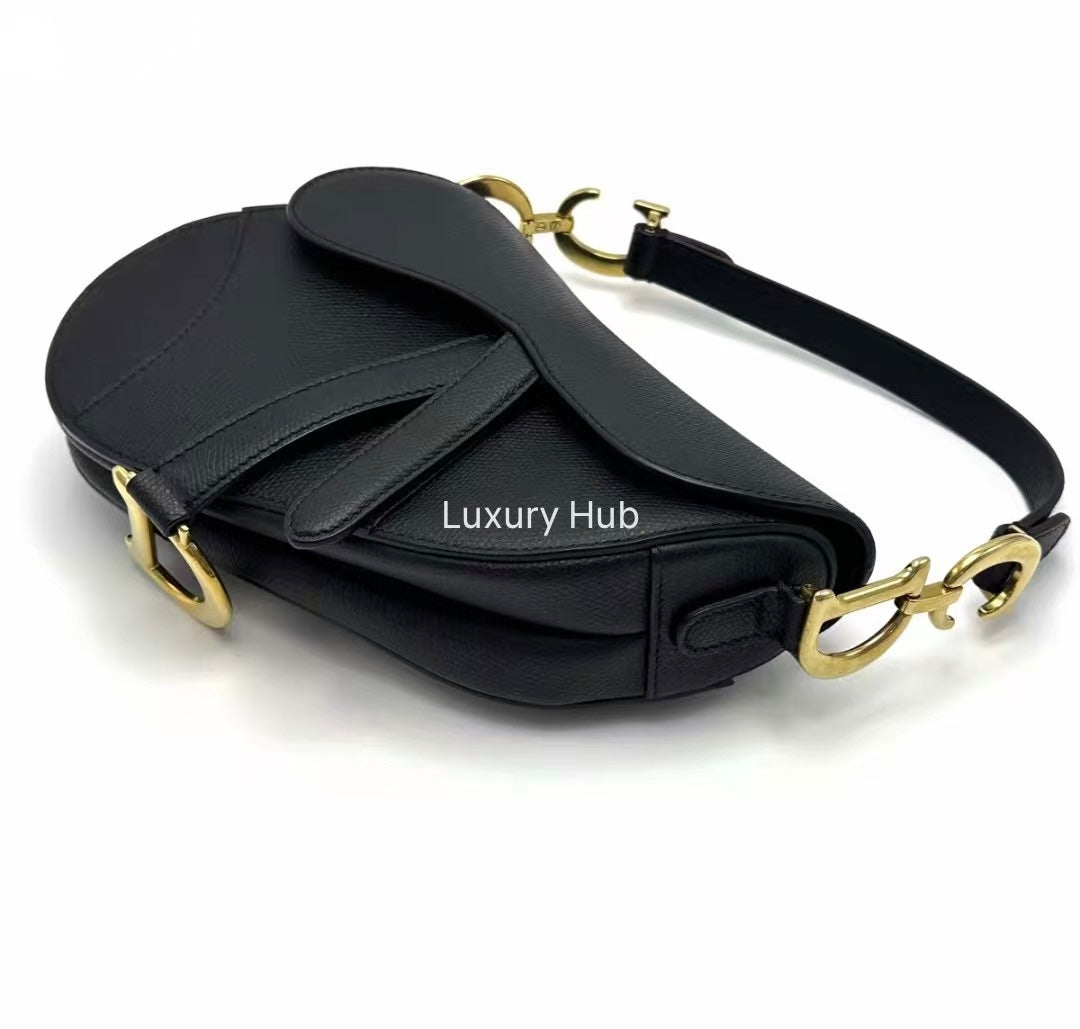 Dior Saddle bag in black leather