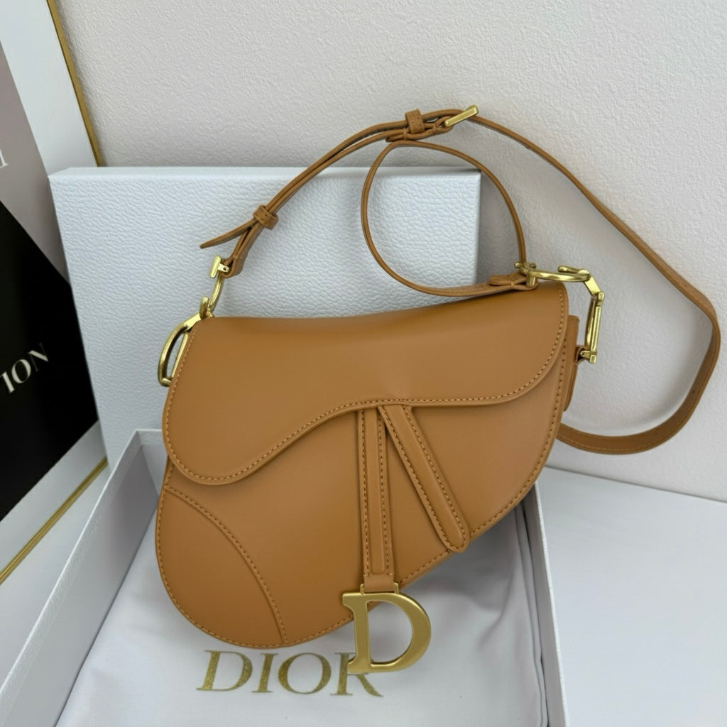 Dior Saddle bag in black leather