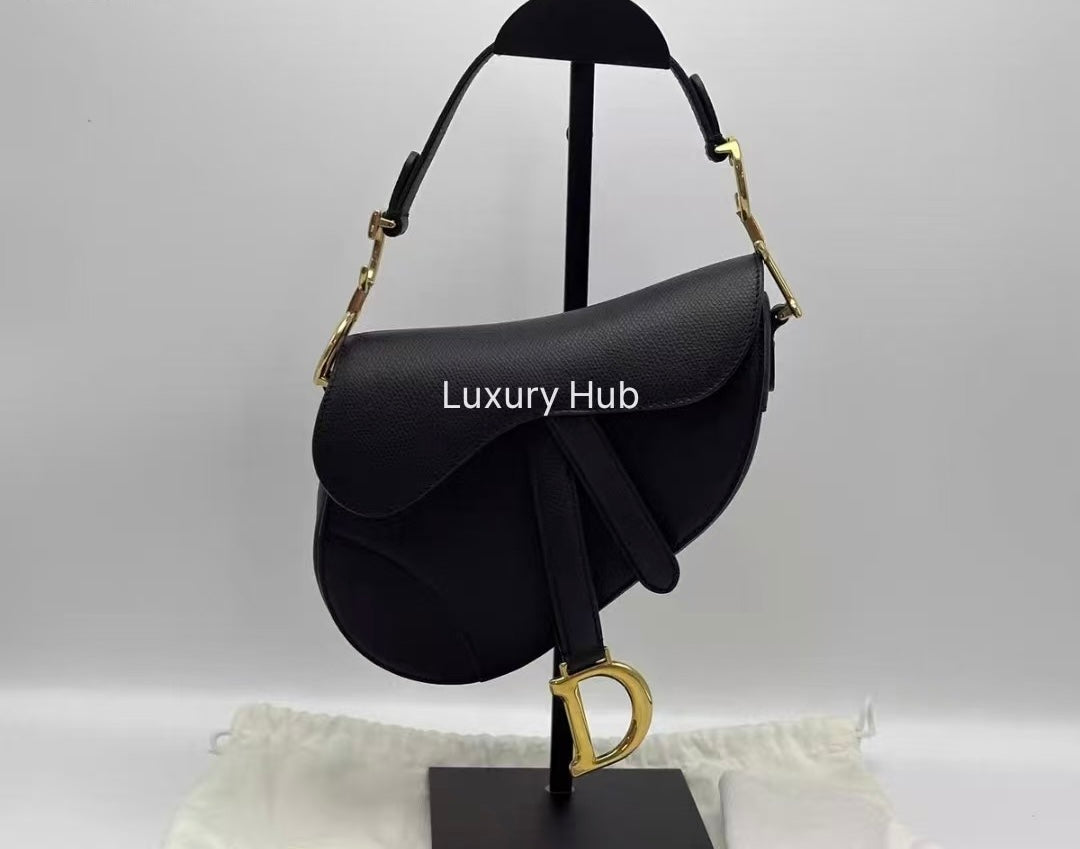 Dior Saddle bag in black leather