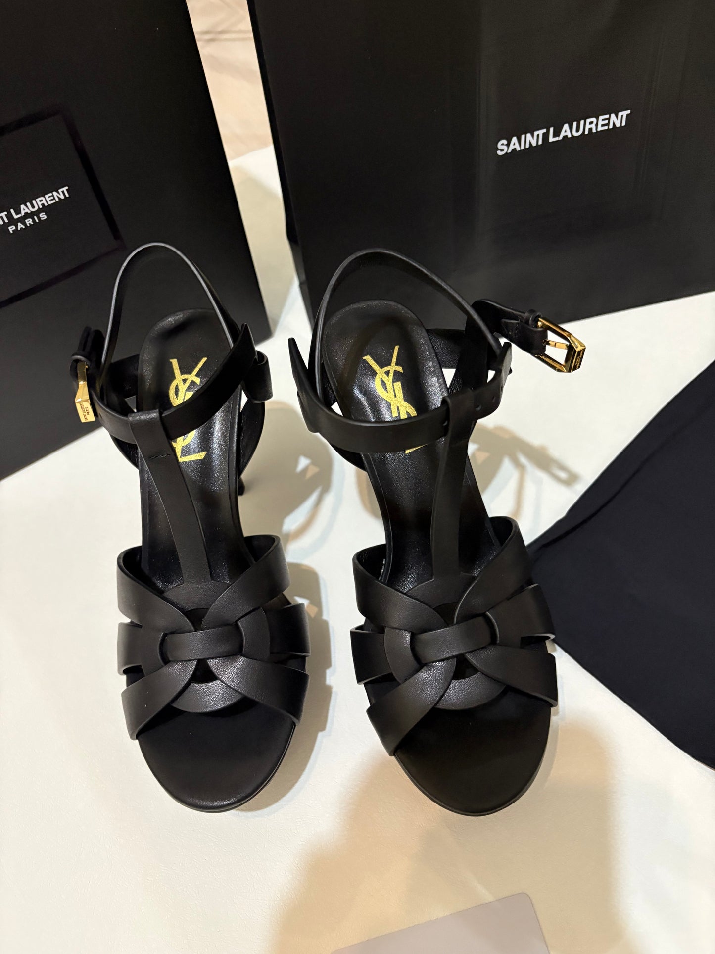Yves Saint Laurent tributes heels
