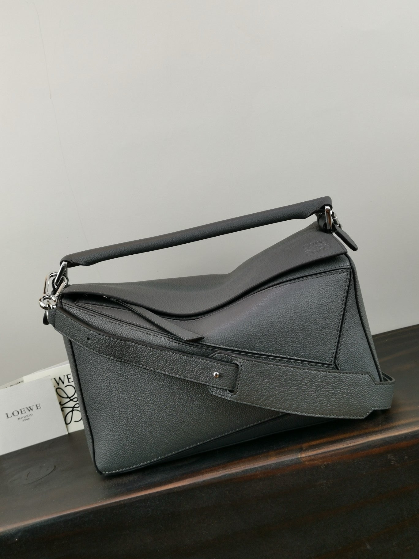 Loewe Puzzle Crossbody Bag (Grey)