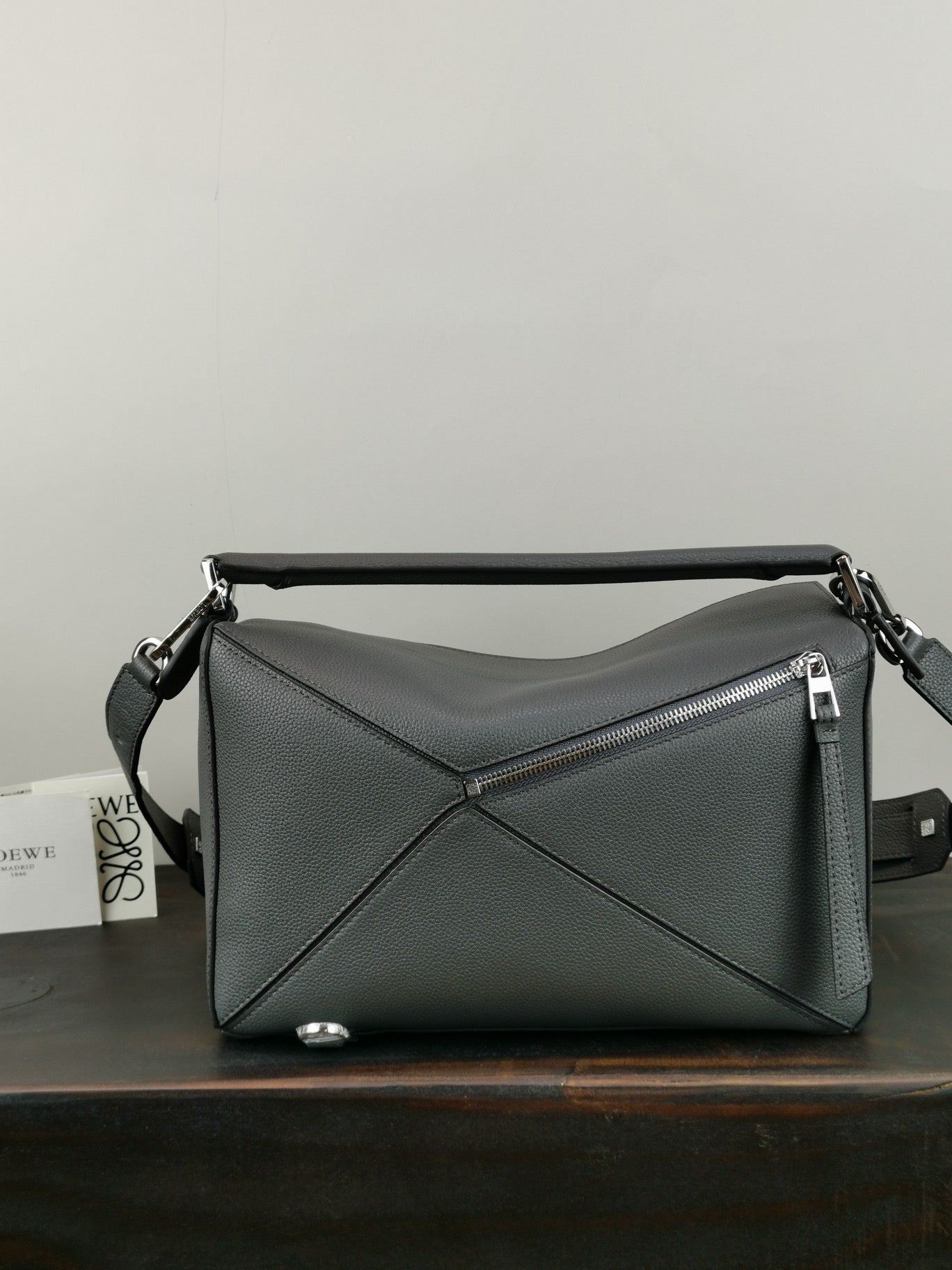 Loewe Puzzle Crossbody Bag (Grey)