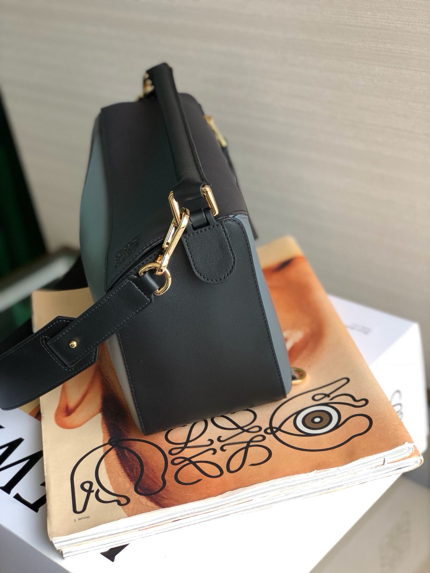 Loewe Puzzle Crossbody Bag (Grey tricolor)