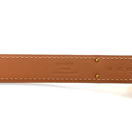 Hermes Epsom Kelly Belt Gold