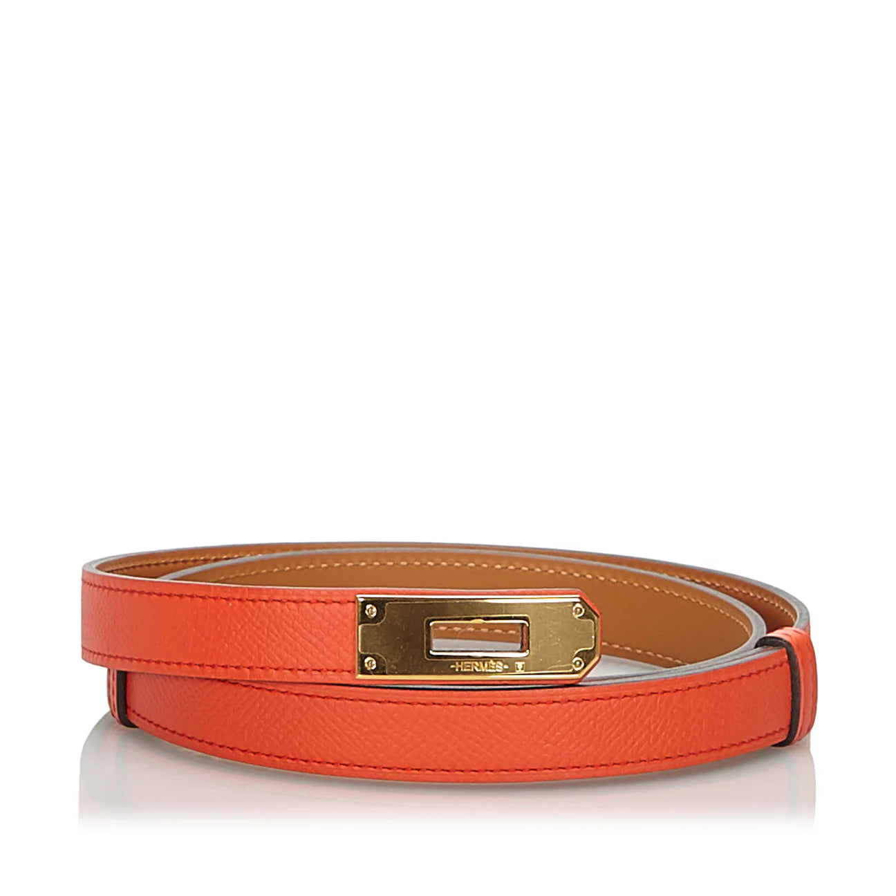 Hermes Epsom Kelly Belt Gold