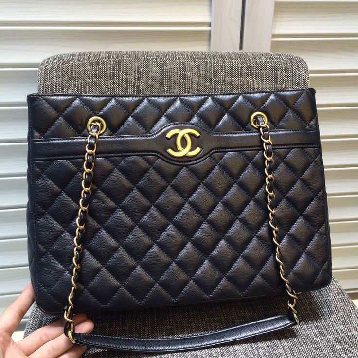 Chanel Quilted Caviar Tote