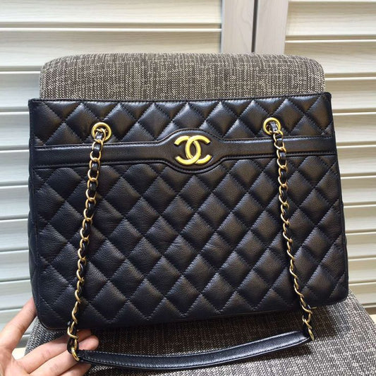 Chanel Quilted Caviar Tote