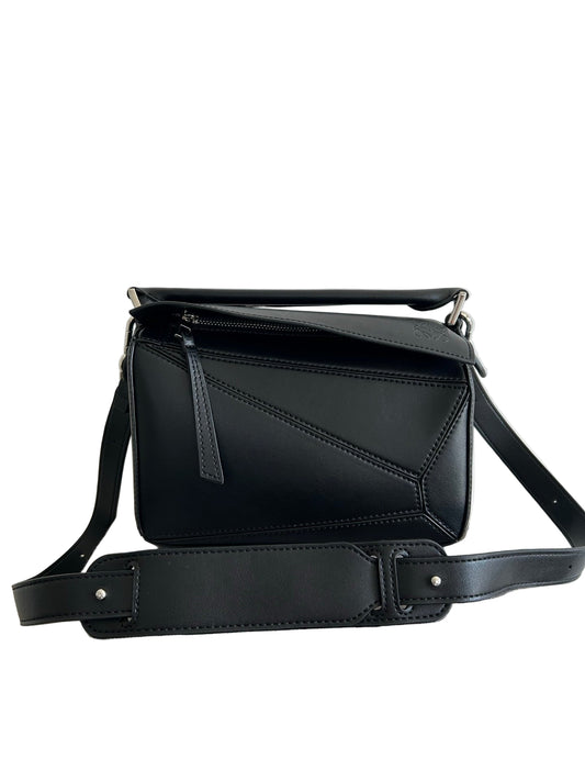 LOEWE Puzzle Mini Bag (Black)
