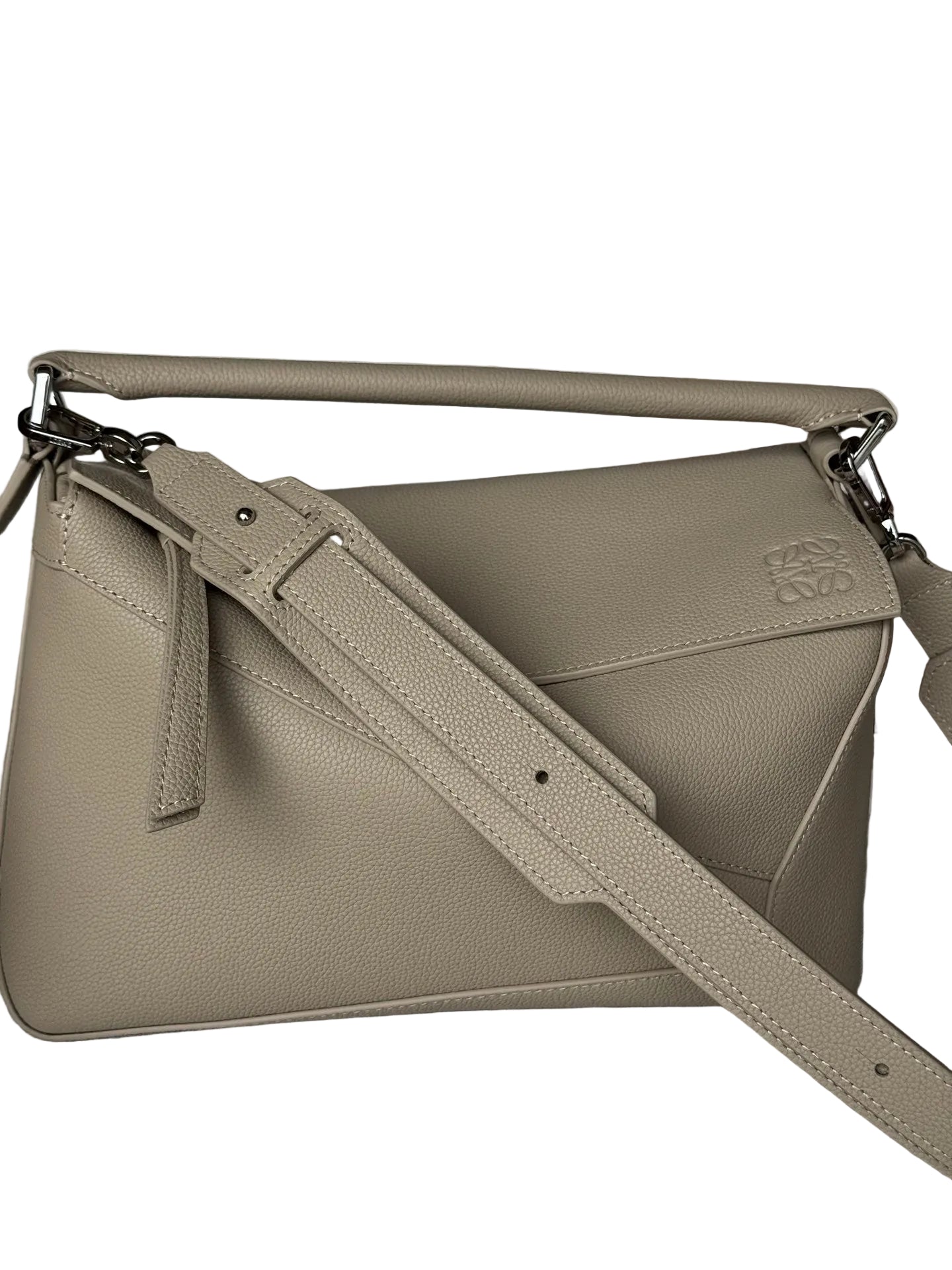 Loewe Mini Leather Bag (Taupe)